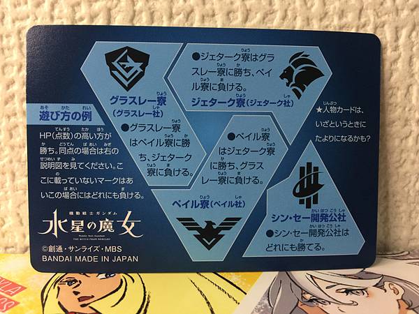 MICHAELIS 66 Gundam Witch from Mercury Carddass Vol.3 Holo Card