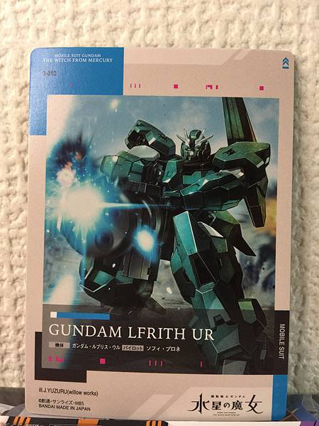 GUNDAM LEFRITH 3-012 GUNDAM CARD COLLECTION Witch from Mercury