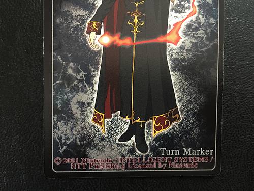 Arvis Black Turn Marker Card Fire Emblem TCG NTT Publishing Holy War