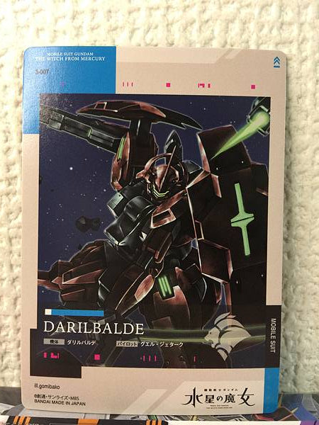 DARILBALDE 3-007 GUNDAM CARD COLLECTION Witch from Mercury