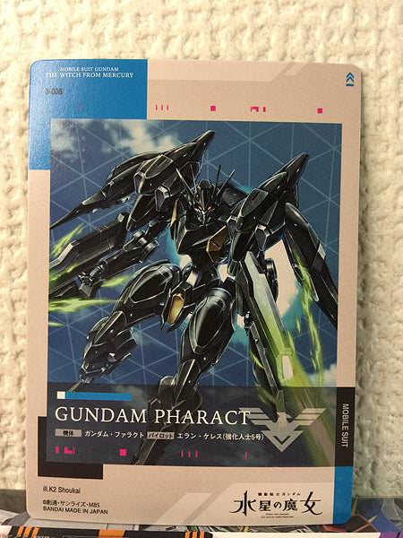 GUNDAM PHARACT 3-008 GUNDAM CARD COLLECTION Witch from Mercury