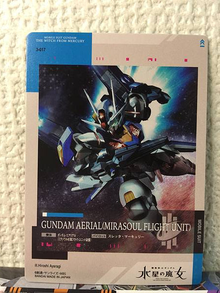GUNDAM AERIAL 3-017 GUNDAM CARD COLLECTION Witch from Mercury