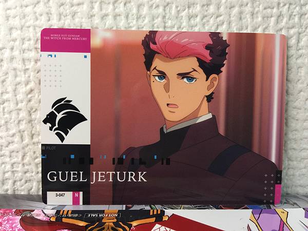 GUEL JETURK 3-047 GUNDAM CARD COLLECTION Witch from Mercury Vol.3