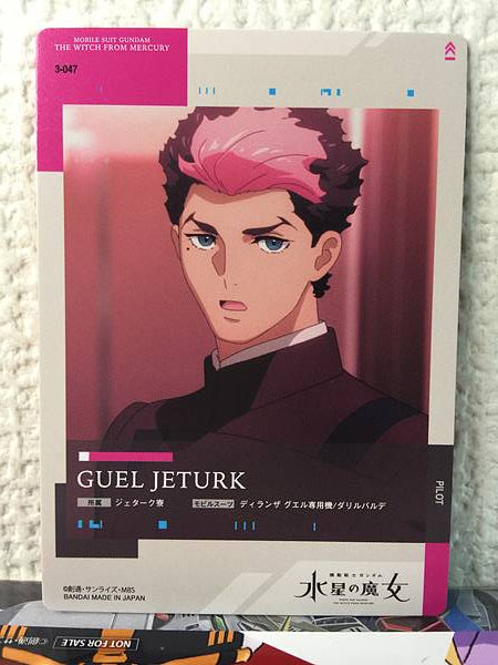 GUEL JETURK 3-047 GUNDAM CARD COLLECTION Witch from Mercury Vol.3