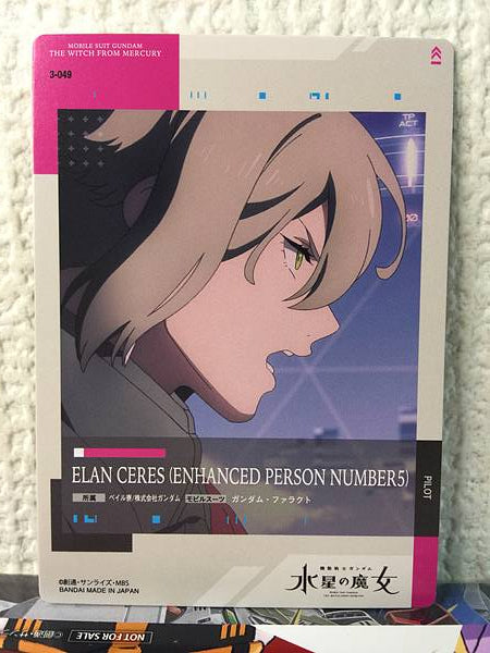 ELAN CERES 3-049 GUNDAM CARD COLLECTION Witch from Mercury