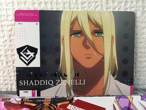 SHADDIQ ZENELLI 3-050 GUNDAM CARD COLLECTION Witch from Mercury