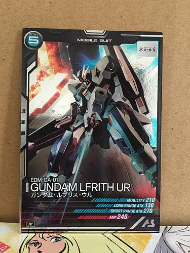 GUNDAM LFRITH UR EDM-GA-01 LX02-065 Gundam Arsenal Base Card