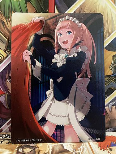Felicia Fire Emblem 0 Cipher Marker Card Part 1 Mint FE If Fates Heroes