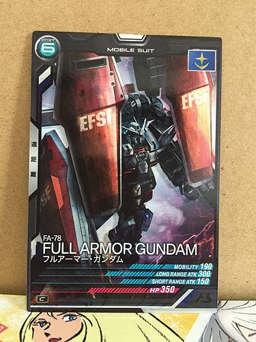 FULL ARMOR GUNDAM FA-78 LX02-012 Gundam Arsenal Base Card
