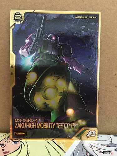 ZAKU HIGH MOBILITY TESTTIPE AR02-001 Gundam Arsenal Base Card