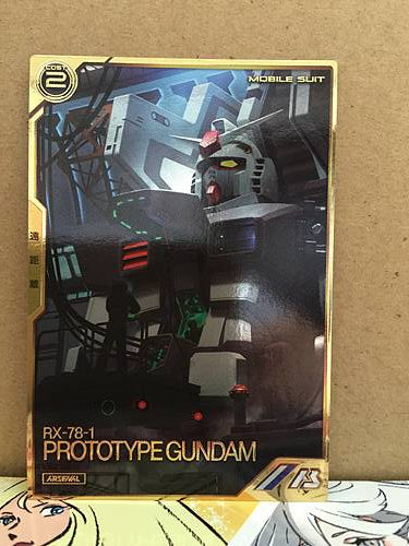RX-78-1 PROTOTYPE GUNDAM AR01-002 Gundam Arsenal Base Card