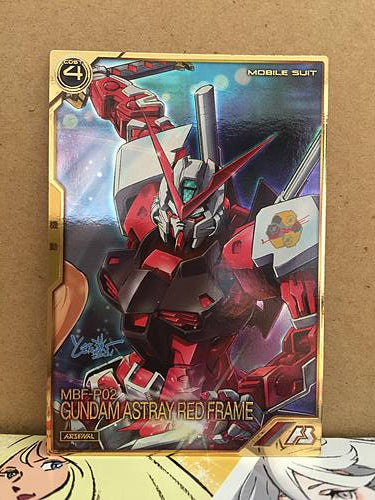 MBF-P02 GUNDAM ASTRAY REDFRAME AR01-004 Gundam Arsenal Base Card