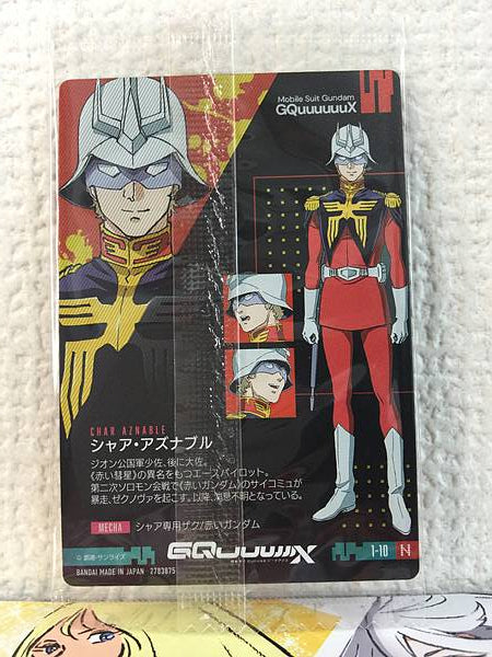 CHAR AZNABLE 1-10 Gundam GQuuuuuuX Card Collection