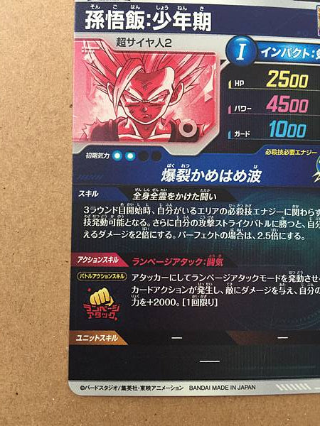 Son Gohan SDV1-005 Parallel GDR Dragon Ball Super Divers Card