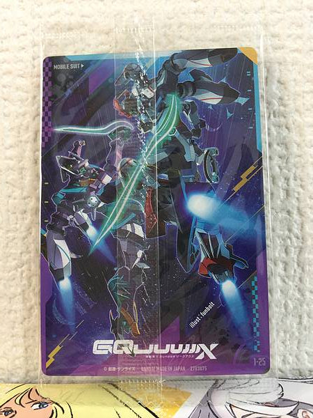 GQuuuuuuX VS GFreD 1-25 Gundam GQuuuuuuX Card Collection