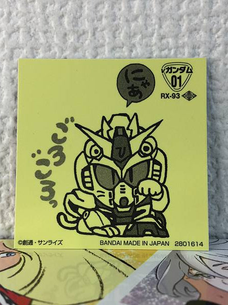 νGUNDAM 01 SD Gundam Snacks Seal Char's Counterattack