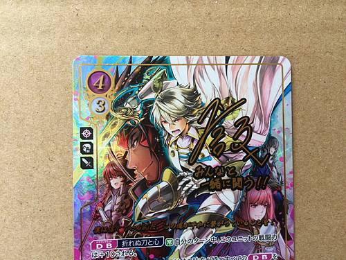 Corrin B14-051SR+ Fire Emblem 0 Cipher If Fates FE Signned Card