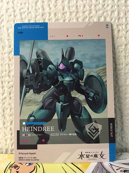 HEINDREE 2-034 GUNDAM CARD COLLECTION Witch from Mercury Vol.2