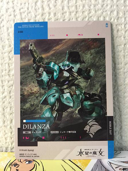 DILANZA 2-032 COLECCIÓN DE TARJETAS GUNDAM Bruja de Mercury Vol.2