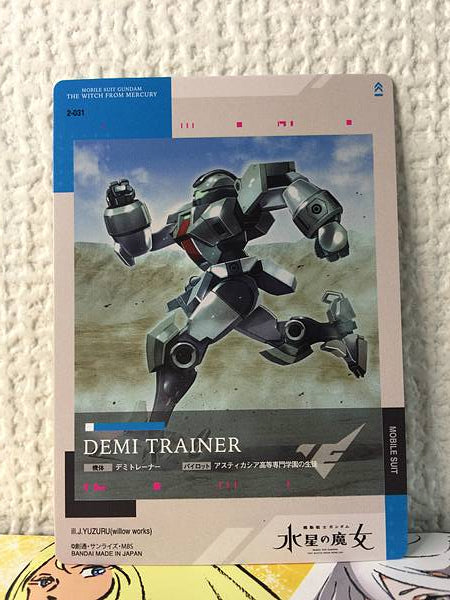 DEMI TRAINER 2-031 GUNDAM CARD COLLECTION Witch from Mercury Vol.2