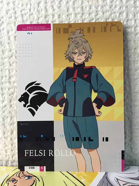 FELSI ROLLO 2-038 GUNDAM CARD COLLECTION Witch from Mercury Vol.2 ...