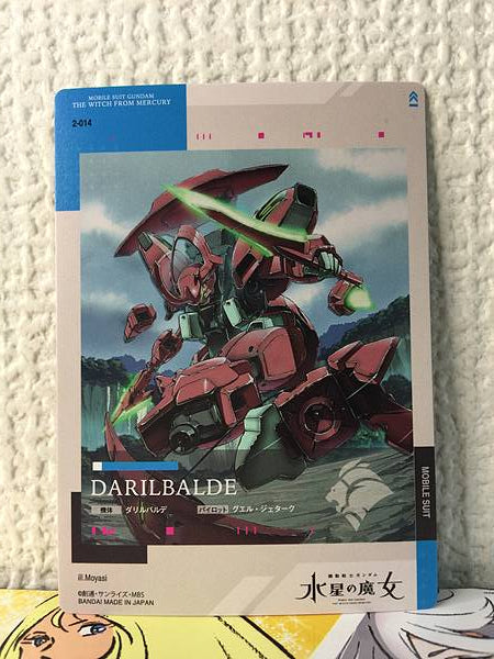 DARILBALDE 2-014 GUNDAM CARD COLLECTION Witch from Mercury Vol.2