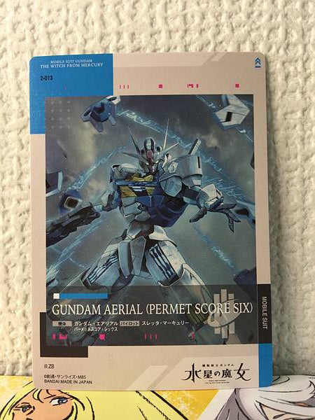 GUNDAM AERIAL 2-013 GUNDAM CARD COLLECTION Witch from Mercury