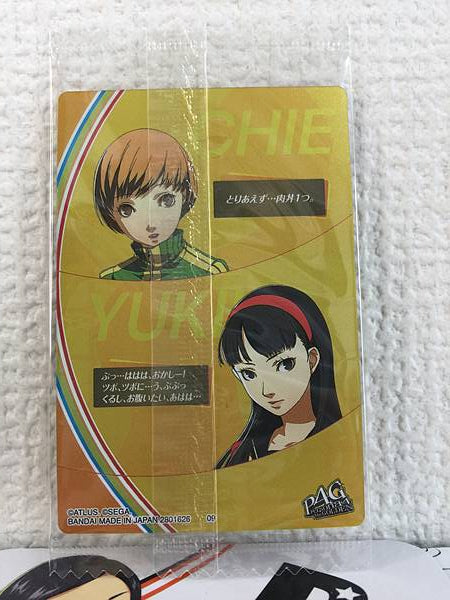 Chie Satonaka Yukiko Amagi 09 Persona 4 Golden Wafer2 Card P4G