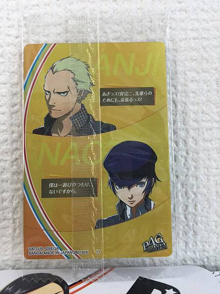 Kanji Tatsumi Naoto Shirogane 11 Persona 4 Golden Wafer2 Card P4G