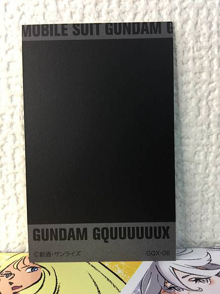 COMOLI HARCOURT 6 Character Portrait Card Gundam GQuuuuuuX