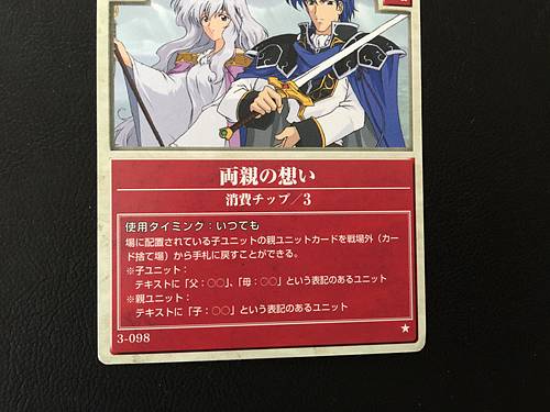 Sigurd Deirdre 3-098 Fire Emblem TCG Card NTT Publishing Holy War FE