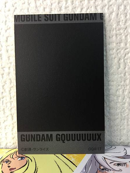 AMATE YUZURIHA(MACHU) 17 Character Portrait Card Gundam GQuuuuuuX
