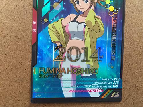 FUMINA HOSHINO PR-142 Gundam Arsenal Tarjeta base Construcción de luchadores