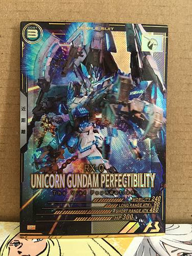 UNICORN GUNDAM PERFECTIBILITY AB01-017 Gundam Arsenal Base Card