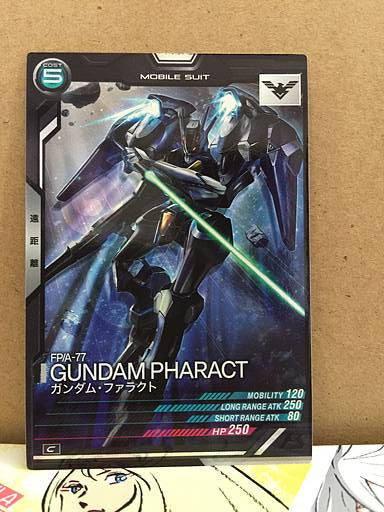 GUNDAM PHARACT FP/A-77 LX03-062 C Gundam Arsenal Base Card