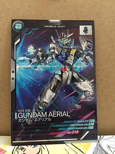 GUNDAM AERIAL XVX-016 LX03-057 C Gundam Arsenal Base Card