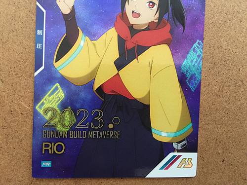 Rio Hojo PR-149 Parallel Gundam Arsenal Base Card Build Metaverse