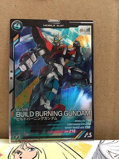 BUILD BURNING GUNDAM BG-011B LX03-041  R Gundam Arsenal Base Card