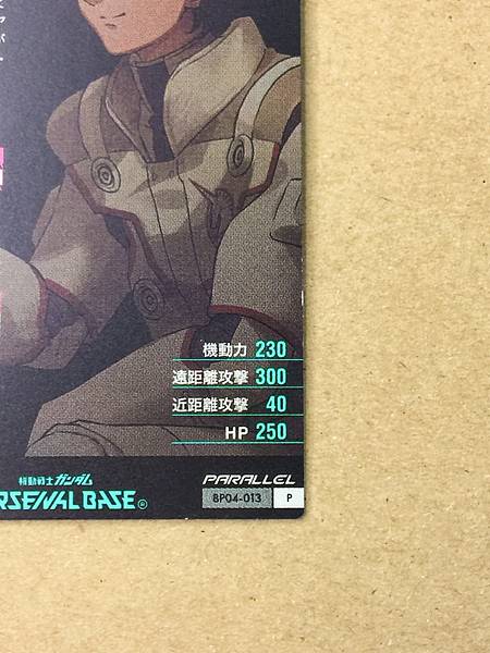 BANAGHER LINKS BP04-013 Parallel Gundam Arsenal Base Card Unicorn