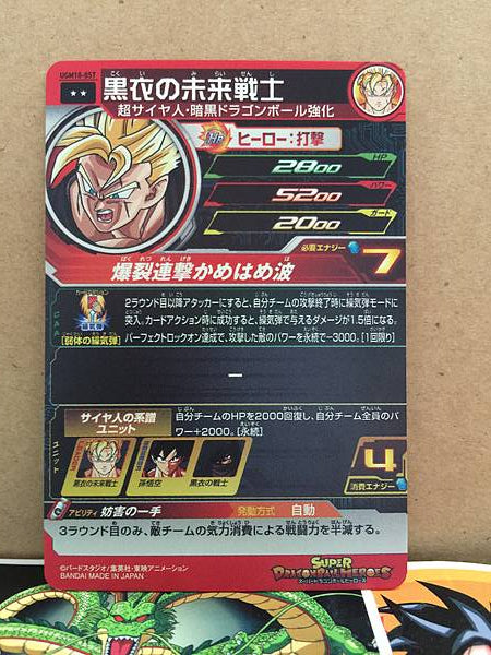 Future Warrior in Black UGM10-057 R Super Dragon Ball Heroes Mint Card SDBH