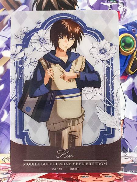 Kira Yamato  Gundam SEED FREEDOM preppy style in Animate Card
