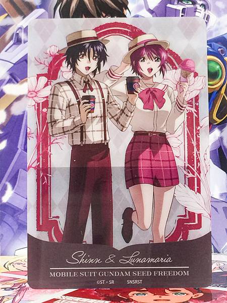 Shin & Lunamaria Gundam SEED FREEDOM preppy style in Animate Card