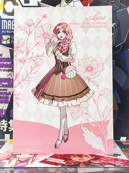 Lacus Clyne Gundam SEED FREEDOM preppy style in Animate Postcard