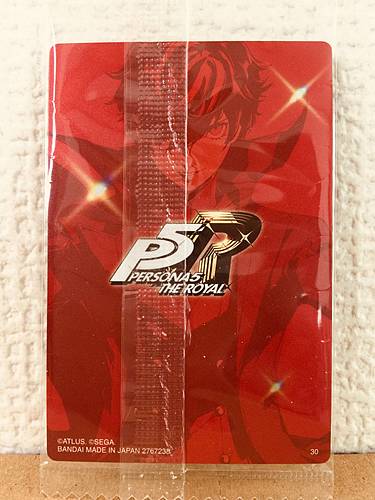 Ren Amamiya Joker 30  Persona ５ Royal Wafer Card