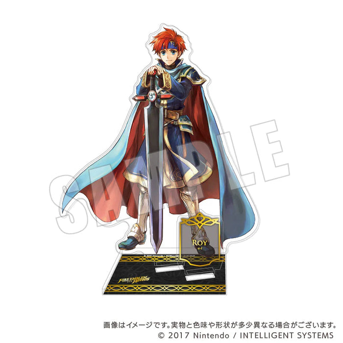 Figura acrílica de Roy Fire Emblem Heroes con soporte y hoja de unión FE