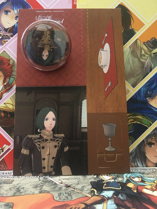 Linhardt FE Expo ? Lunch stand seat and Badge Fire Emblem Three Houses Heroes