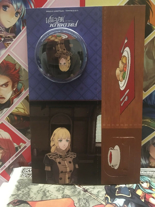 Ingrid FE Expo ? Lunch stand seat and Badge Fire Emblem Three Houses Heroes