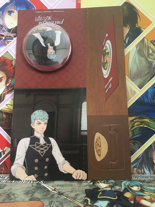 Caspar FE Expo Lunch stand seat and Badge Fire Emblem Three Houses Hopes