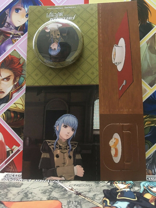 Marianne FE Expo Lunch stand seat and Badge Fire Emblem Three Houses Hopes