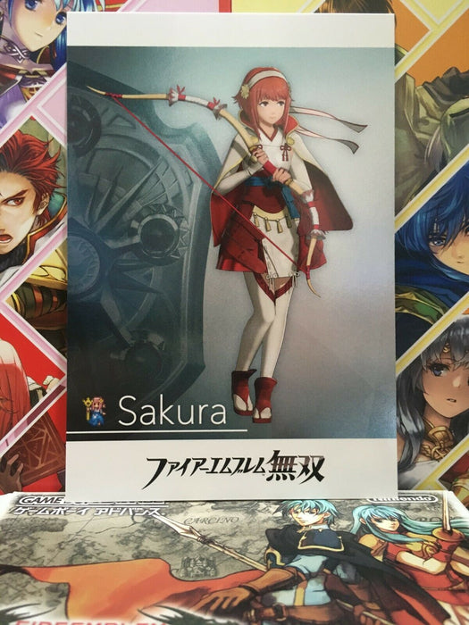 Sakura Fire Emblem Warriors Postcard FE If Fates Heroes